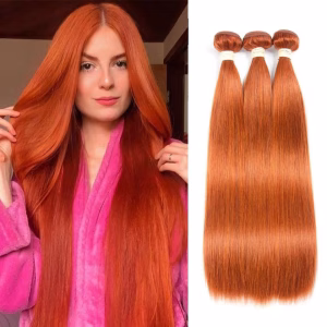 Factory-Supply-Human-Hair-Bundles-Bulk-Price-Ginger-Silky-Straight-Hair-Bundle-Extension-Virgin-Unprocessed-Hair-Weft-Orange-Color-for-Party-Daily-Wear